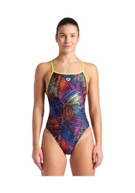 Resim Arena Energy Swimsuit Booster Back Kadın Yüzücü Mayosu 008160650 Çok Renkli 
