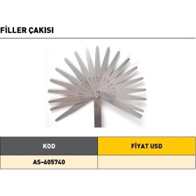 Resim Fett AS-605740 Asimeto Filler Çakısı 