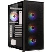 Resim BitFenix Ares 600W 80+ Bronze Siyah Gaming (Oyuncu) Kasa (BFC-ARSBR6KKGSK-4F) 