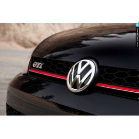 Resim Vw Golf 7 Gti Ön Panjur Izgara Kırmızı Şeritli 2012+ 