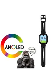 Resim Delixa Wiky Watch 5 Çocuk Akıllı Saat - Görüntülü Arama, Gps, Sos, Sağlık Takibi, Güvenli Alan (Siyah) 