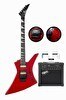 Resim Maxword DG-34RD-25AMP Kelly Kasa Floyde Rose 2x Zebra HH Manyetik 25W Amfili Elektro Gitar 