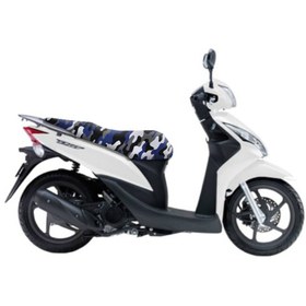 Resim Deeb Honda Dio Sele Kılıfı - Lacivert Beyaz 