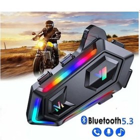 Resim Kask Interkom Bluetooth Kask Mikrofon Kulaklık Stereo Motorsiklet Kulaklık 