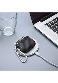 Resim Apple Uyumlu AirPods 4 Kılıf Zore Airbag 05 Silikon-siyah 