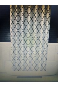 Resim Evdy Banyo Duş Perdesi Çift Kanat 2x100x200cm 