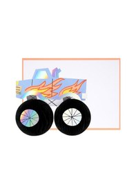 Resim Meri Meri - Monster Truck Tebrik Kartı 