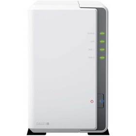 Resim SYNOLOGY DS223J01 1GB 1TBHDD 2x3.5" SATA Desteği RAID(0-1) NAS Depolama Ünitesi 