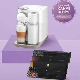 Resim Nespresso F541 Gran Latissima Süt Çözümlü Kahve Makinesi, Beyaz 