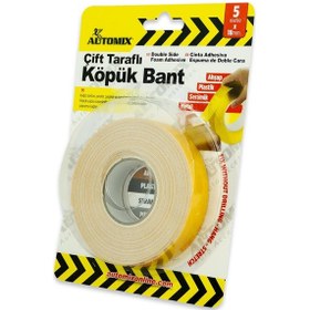 Resim Automix Köpük Çift Taraflı Bant 18mm X 5 Metre 