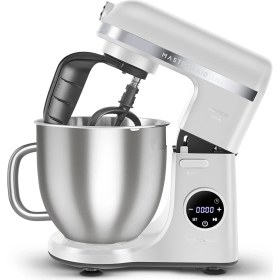 Resim Karaca Mastermaid Chef Ultra D2000W Dijital Ekranlı Hamur Yoğurma Makinesi Matte White 7l 