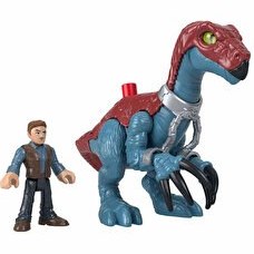 Resim Imaginext Jurassic World Araçlar Therizinosaurus ve Owen GVV63 