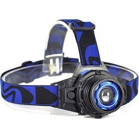 Resim Q5 Şarjlı Mercekli Kafa Feneri Black Wt-121 -Çok Renkli 