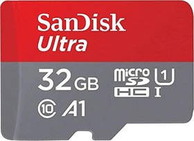 Resim SanDisk Ultra 32 GB microSDHC 120 MB/s A1 Class 10 UHS-I 