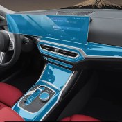 Resim Novstrap Bmw 320I G20 Lci 2023-2024 Ile Uyumlu Trim Ekran Koruyucu Film Şeffaf Araç Içi Ppf Kaplama 