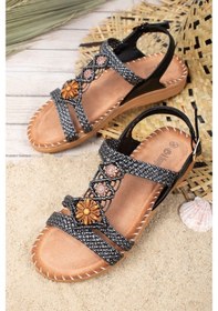 Resim Khayt Julia Anatomik Guja Fashion Günlük Kadın Sandalet 