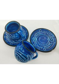 Resim Espresso Fincan Takımı 2 Kişilik Sarı - Çok Renkli 