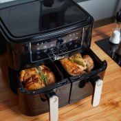 Resim Fabcio Duo Dokunmatik Ekran 9 Lt Çift Hazneli Airfryer Yağsız Fritöz 