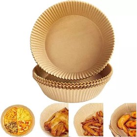 Resim Exin Shop 30 Adet Xxl 20 cm Airfreyer Fritöz Pişirme Kağıdı 