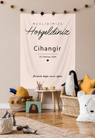 Resim Kişiye Özel Mevlid Günü Duvar Örtüsü (#28) - 75 X 50 