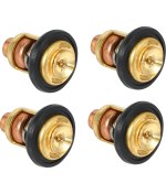 Resim Bueattuh 4pc 66M-12411-00 Yamaha Dıştan Takma Motorlu Motor Parçası Için Tekne Motoru Termostatı (Yurt Dışından) 