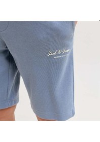 Resim Jack&jones Gordon Archive Sweat Shorts Mid Erkek Çocuk Mavi Şort 