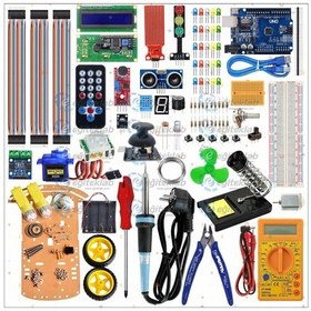 Resim Arduino Süper Başlangıç Eğitim Seti Ve Lehimleme Seti 