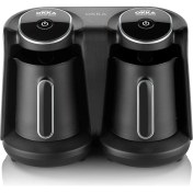 Resim Okka Arzum OK006-K Okka Minio Duo Türk Kahvesi Makinesi, 8 Fincan Kapasite, 880 W, Krom 