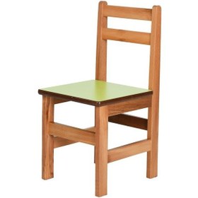 Resim Ahşap Sandalye Mdf Oturaklı 