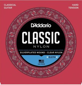 Resim D'addario Ej27H Hard Tension Takım Tel Klasik Gitar Teli 