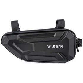 Resim Wıld Man Xt4 1.2l Eva Sert Kabuk Bisiklet Üçgen Çanta Elektrikli Araç Yan Çanta Dimi Desen Dimi Desen 