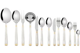Resim Mikasa Moor Gustoso Gold 90 Parça Çatal Kaşık Bıçak Seti 