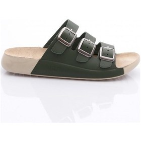 Resim Dgn P29 Kadin Tokali Üç Bantli Terlik P29-1512-R0641 Haki 