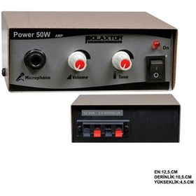 Resim Polaxtor Pazarcı Anfisi 12V 50W Metal Kasa N11.16094 