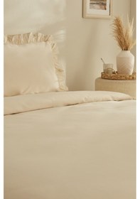 Resim Karaca Home Pure %100 Pamuk Çift Kişilik Nevresim Takımı Açık Bej 