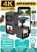 Resim +360 Botslab V9h 4K / Wifi / 140°ultra Geniş Açı/ 3 IN 1 (Araç - Motor - Aksiyon) Kamerası 