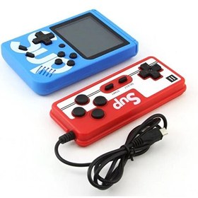 Resim GC-01 Çift Kol 400 Nostalji Oyunlu Mavi Mini Atari 