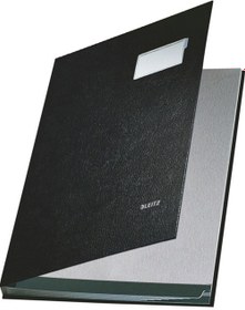 Resim LEITZ 5701-95 İMZA DOSYASI 10SY SİYAH 
