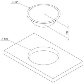 Resim Yuvarlak Paslanmaz Küçük Evye 29Cm 