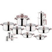 Resim Aryıldız T-T Kıng Rose Gold Cam Kapak 20Cm 