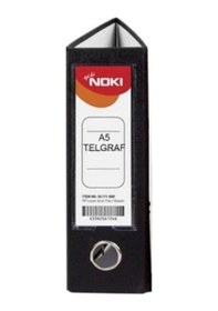 Resim Noki Klasör Telgraf Geniş Siyah 