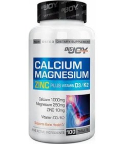 Resim Bigjoy Vitamins Calcium Magnesium Zinc Plus 100 Tablet 