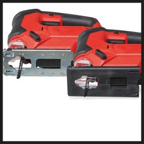 Resim Einhell Dekupaj Testere TC-JS 90 (650 W, 22 mm strok, sarkaç strok fonksiyonu, ahşapta 90 mm kesme derinliği, çelikte 10 mm, 45°'ye kadar eğimli kesimler, 1x testere bıçağı dahil) - 4321165 