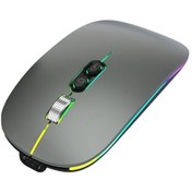 Resim Suofeng 2.4g Ve Bt5.1 Çift Modlu Kablosuz Mouse - 3 Dpı Ayarı, 500mah Şarjlı, Ergonomik Gri Optik 
