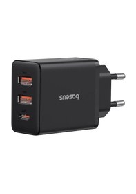Resim Baseus Cube Hızlı Şarj Cihazı 2U+C 30W 