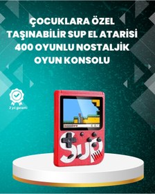 Resim ZERO LAND MTXDPN TV Çıkışlı Mini Retro El Konsolu (181904) 400 Oyunlu 