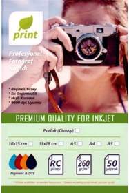 Resim Epson L3151 Fotoğraf Kağıdı Premium Parlak 260 gr 10x15 50 Yaprak 50 Yaprak 