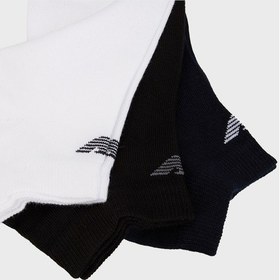 Resim Emporio Armani Erkek Çorap Em000550 Af14446 M0091 Mavi-siyah-beyaz Mavi-siyah-beyaz 
