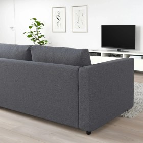Resim IKEA Gri Ferah Kanepe - 3'lü Kanepe 