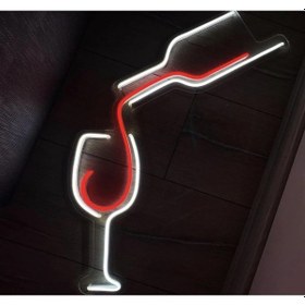 Resim Bardak Neon Led Renkli 